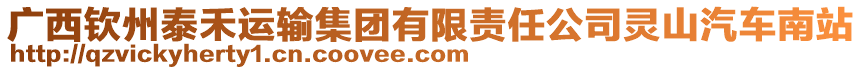 廣西欽州泰禾運(yùn)輸集團(tuán)有限責(zé)任公司靈山汽車南站