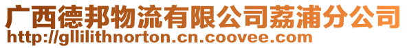 廣西德邦物流有限公司荔浦分公司