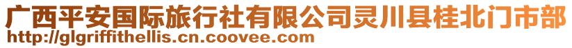 廣西平安國際旅行社有限公司靈川縣桂北門市部