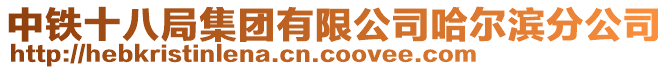 中鐵十八局集團有限公司哈爾濱分公司