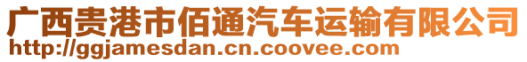 廣西貴港市佰通汽車運輸有限公司