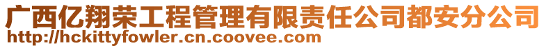 廣西億翔榮工程管理有限責任公司都安分公司