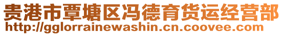 貴港市覃塘區(qū)馮德育貨運(yùn)經(jīng)營(yíng)部