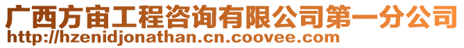 廣西方宙工程咨詢有限公司第一分公司