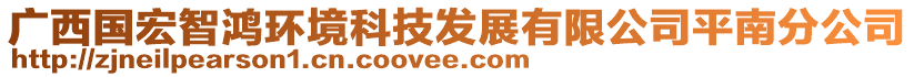 廣西國宏智鴻環(huán)境科技發(fā)展有限公司平南分公司