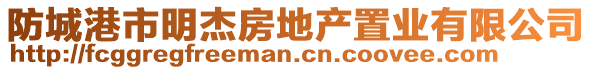 防城港市明杰房地產(chǎn)置業(yè)有限公司