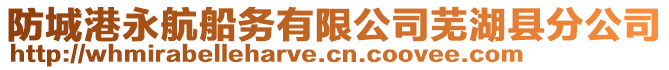 防城港永航船務有限公司蕪湖縣分公司