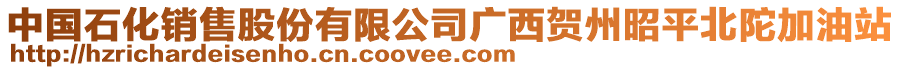 中國(guó)石化銷(xiāo)售股份有限公司廣西賀州昭平北陀加油站