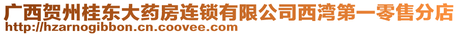 廣西賀州桂東大藥房連鎖有限公司西灣第一零售分店