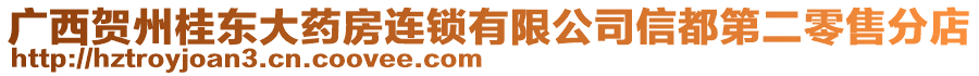 廣西賀州桂東大藥房連鎖有限公司信都第二零售分店