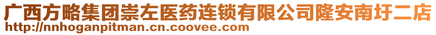 廣西方略集團(tuán)崇左醫(yī)藥連鎖有限公司隆安南圩二店