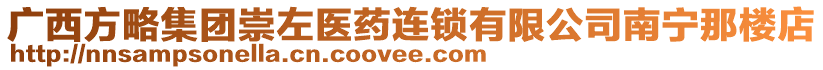 广西方略集团崇左医药连锁有限公司南宁那楼店