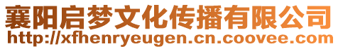 襄陽(yáng)啟夢(mèng)文化傳播有限公司