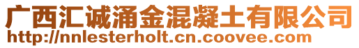 廣西匯誠(chéng)涌金混凝土有限公司