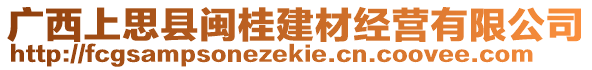 廣西上思縣閩桂建材經(jīng)營有限公司