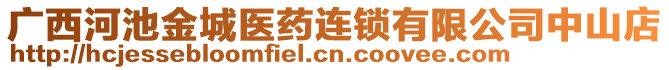 廣西河池金城醫(yī)藥連鎖有限公司中山店