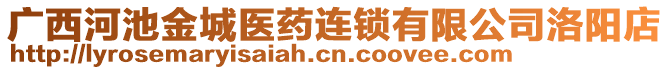 广西河池金城医药连锁有限公司洛阳店