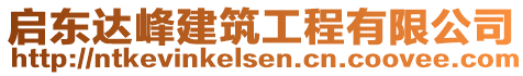 啟東達(dá)峰建筑工程有限公司