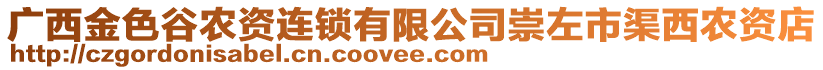 廣西金色谷農(nóng)資連鎖有限公司崇左市渠西農(nóng)資店