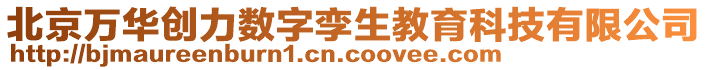 北京萬華創(chuàng)力數字孿生教育科技有限公司