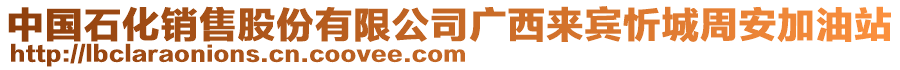 中國(guó)石化銷售股份有限公司廣西來賓忻城周安加油站