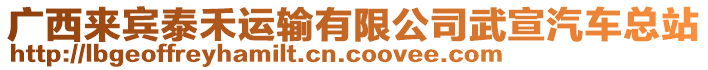 广西来宾泰禾运输有限公司武宣汽车总站