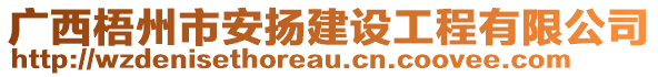 廣西梧州市安揚建設(shè)工程有限公司