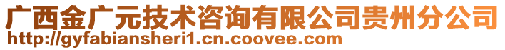 廣西金廣元技術(shù)咨詢有限公司貴州分公司