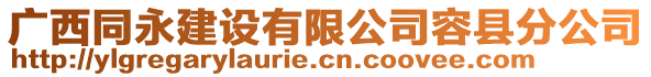 廣西同永建設(shè)有限公司容縣分公司