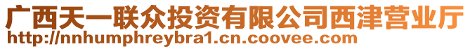 廣西天一聯(lián)眾投資有限公司西津營業(yè)廳