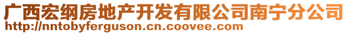 廣西宏綱房地產(chǎn)開發(fā)有限公司南寧分公司