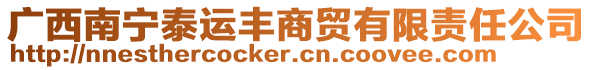 廣西南寧泰運豐商貿(mào)有限責任公司