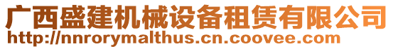 廣西盛建機(jī)械設(shè)備租賃有限公司