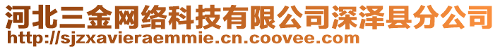 河北三金网络科技有限公司深泽县分公司