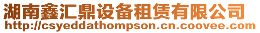 湖南鑫匯鼎設備租賃有限公司