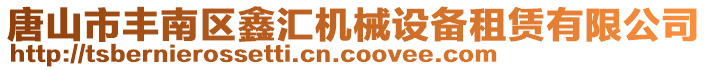 唐山市豐南區鑫匯機械設備租賃有限公司