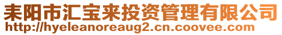 耒陽市匯寶來投資管理有限公司