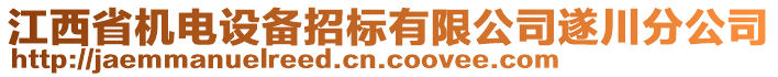 江西省機電設(shè)備招標(biāo)有限公司遂川分公司