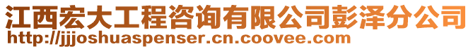 江西宏大工程咨詢有限公司彭澤分公司