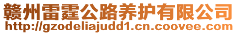 贛州雷霆公路養(yǎng)護(hù)有限公司