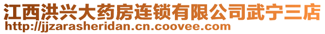 江西洪興大藥房連鎖有限公司武寧三店