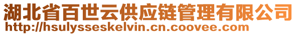 湖北省百世云供應(yīng)鏈管理有限公司