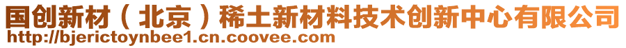 國創新材(北京)稀土新材料技術創新中心有限公司