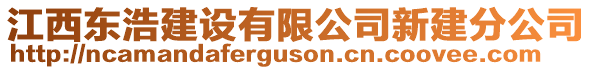 江西東浩建設(shè)有限公司新建分公司