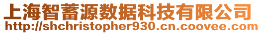 上海智蓄源数据科技有限公司