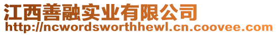江西善融實業有限公司