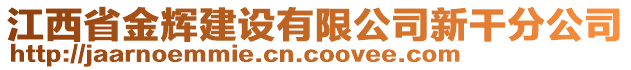 江西省金輝建設(shè)有限公司新干分公司