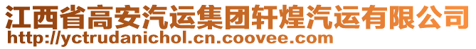 江西省高安汽運集團軒煌汽運有限公司