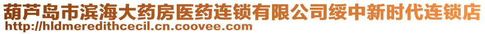 葫蘆島市濱海大藥房醫(yī)藥連鎖有限公司綏中新時代連鎖店