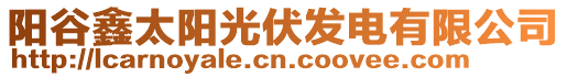 陽(yáng)谷鑫太陽(yáng)光伏發(fā)電有限公司